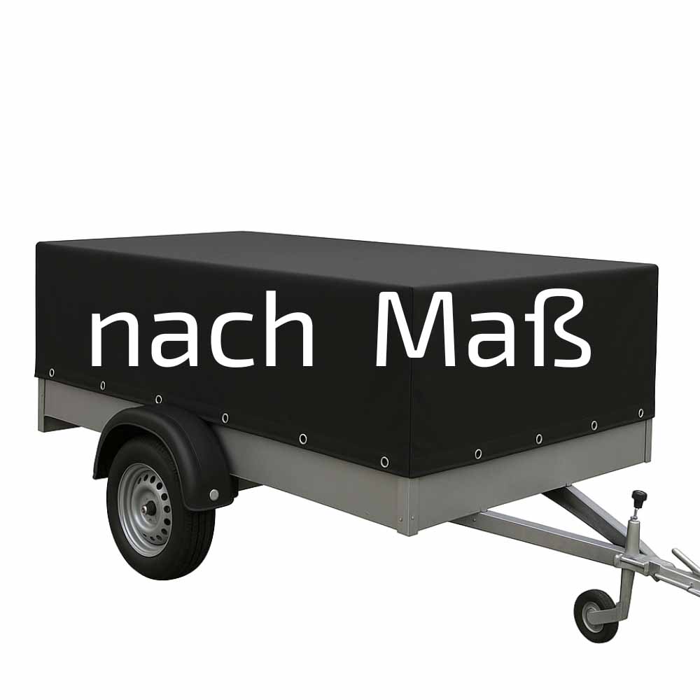 Anhängerplane nach Maß aus wasserdichtem Polyester mit Ösen und Zugschnur, individuell gefertigt