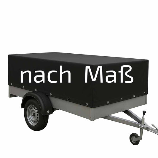 Anhängerplane nach Maß aus wasserdichtem Polyester mit Ösen und Zugschnur, individuell gefertigt