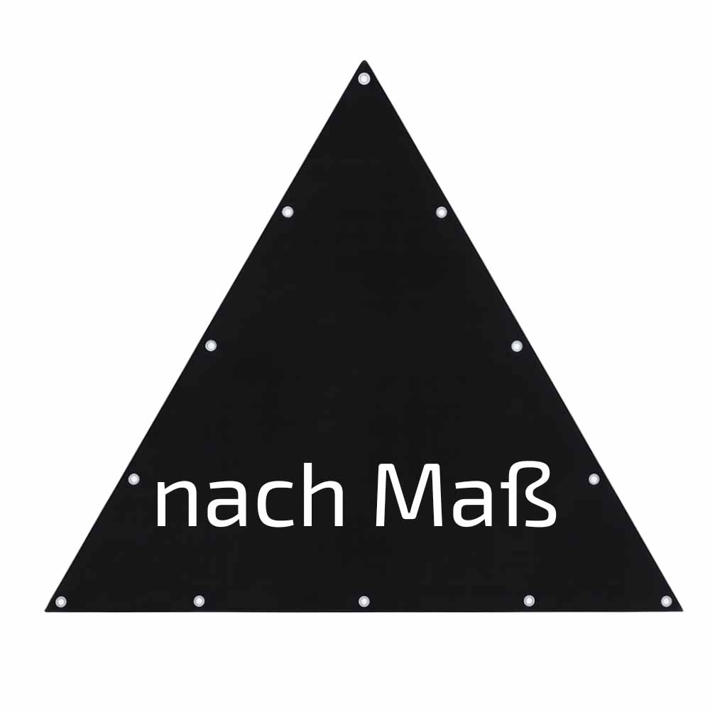 3-Eck Abdeckplane auf Maß, wasserfest und individuell gefertigt