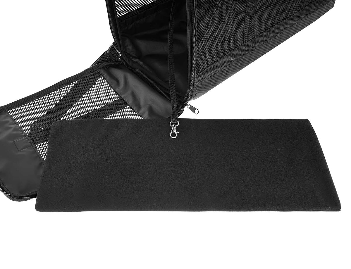 Flugzeug Hundetasche mit Einlage für Auslaufschutz