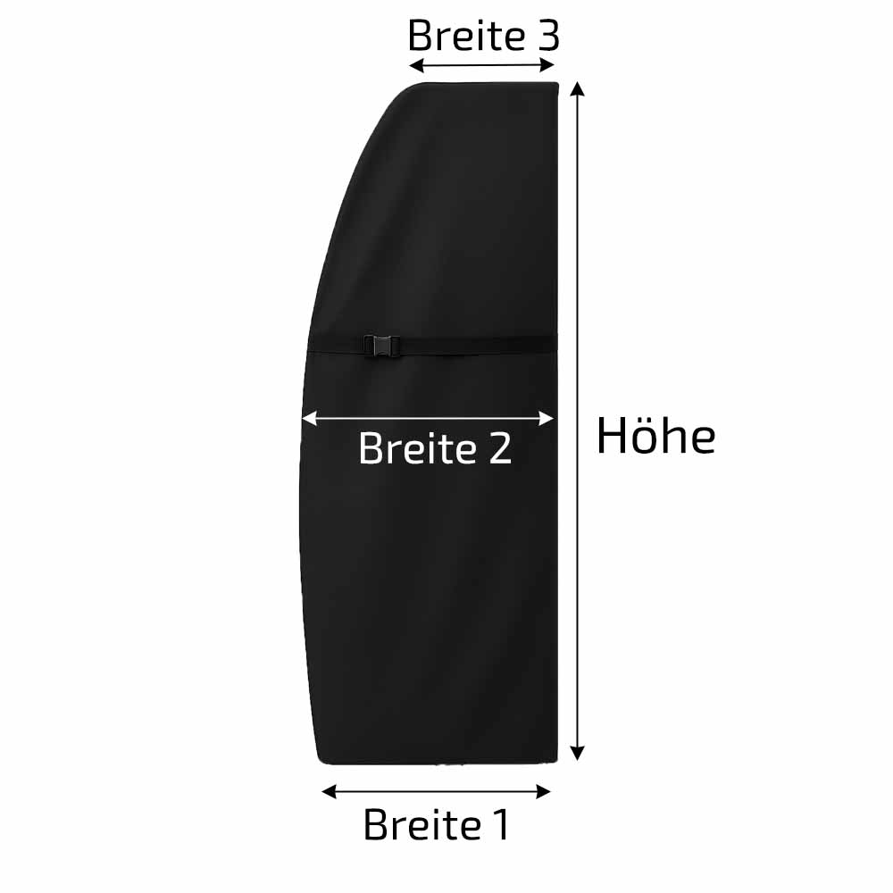 Sonnenschirm Abdeckung nach Maß mit angegebenen Höhen- und Breiten-/ Umfangsmaßen (Maßangefertigte Schirmabdeckung)