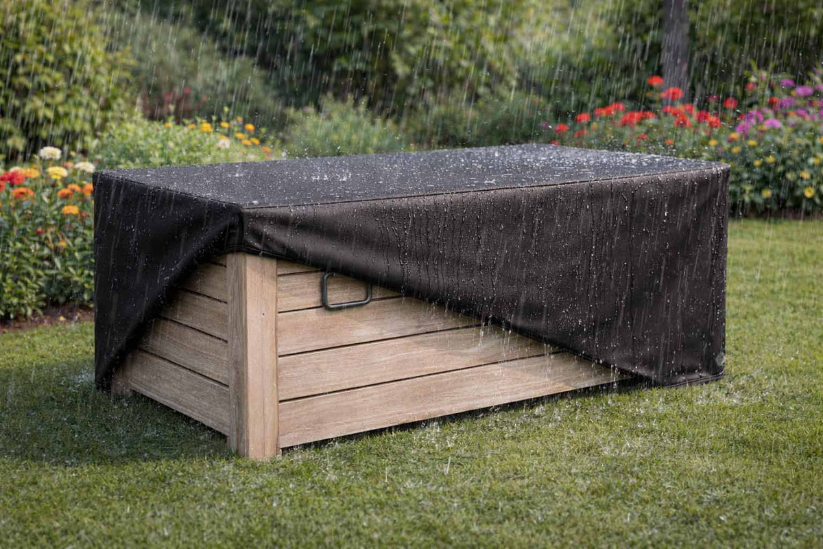 Wasserdichte Schutzhülle für Kissenbox im Outdoor Bereich