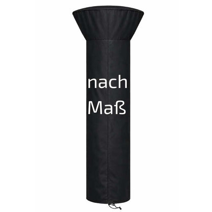Maßgefertigte Heizpilz Abdeckung nach Maß auf Terrasse