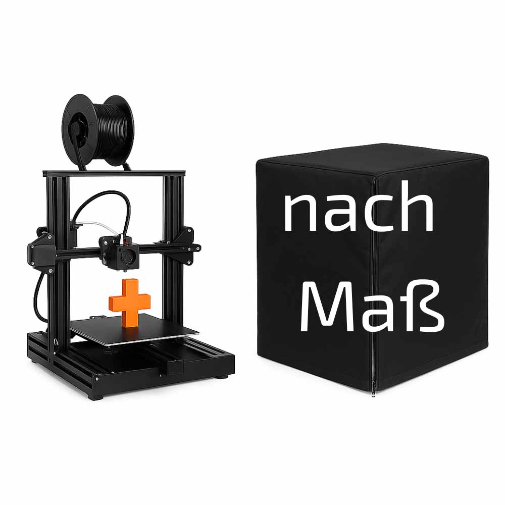 Wetterfeste 3D-Drucker Schutzhülle nach Maß mit versiegelten Nähten – ideale Abdeckhaube gegen Staub, Feuchtigkeit und UV-Strahlung für alle 3D-Printer.