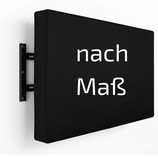 Wasserdichte Schutzhülle individuell angefertigt für Fernseher im Außenbereich