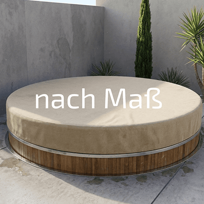 Runde Poolabdeckung nach Maß gefertigt