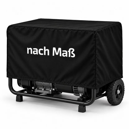Stromaggregat-Abdeckung nach Maß – wasserdichte, UV-beständige Schutzhaube für Stromaggregate und Notstromgeräte im Außenbereich.