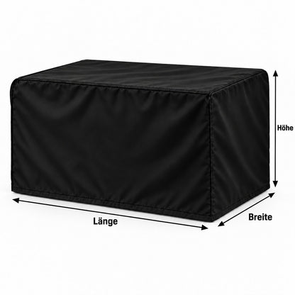 Wasserdichte Generator-Abdeckhaube nach Maß – individuell angefertigte Schutzabdeckung aus strapazierfähigem Polyester für mobile Stromgeneratoren und Notstromaggregate.