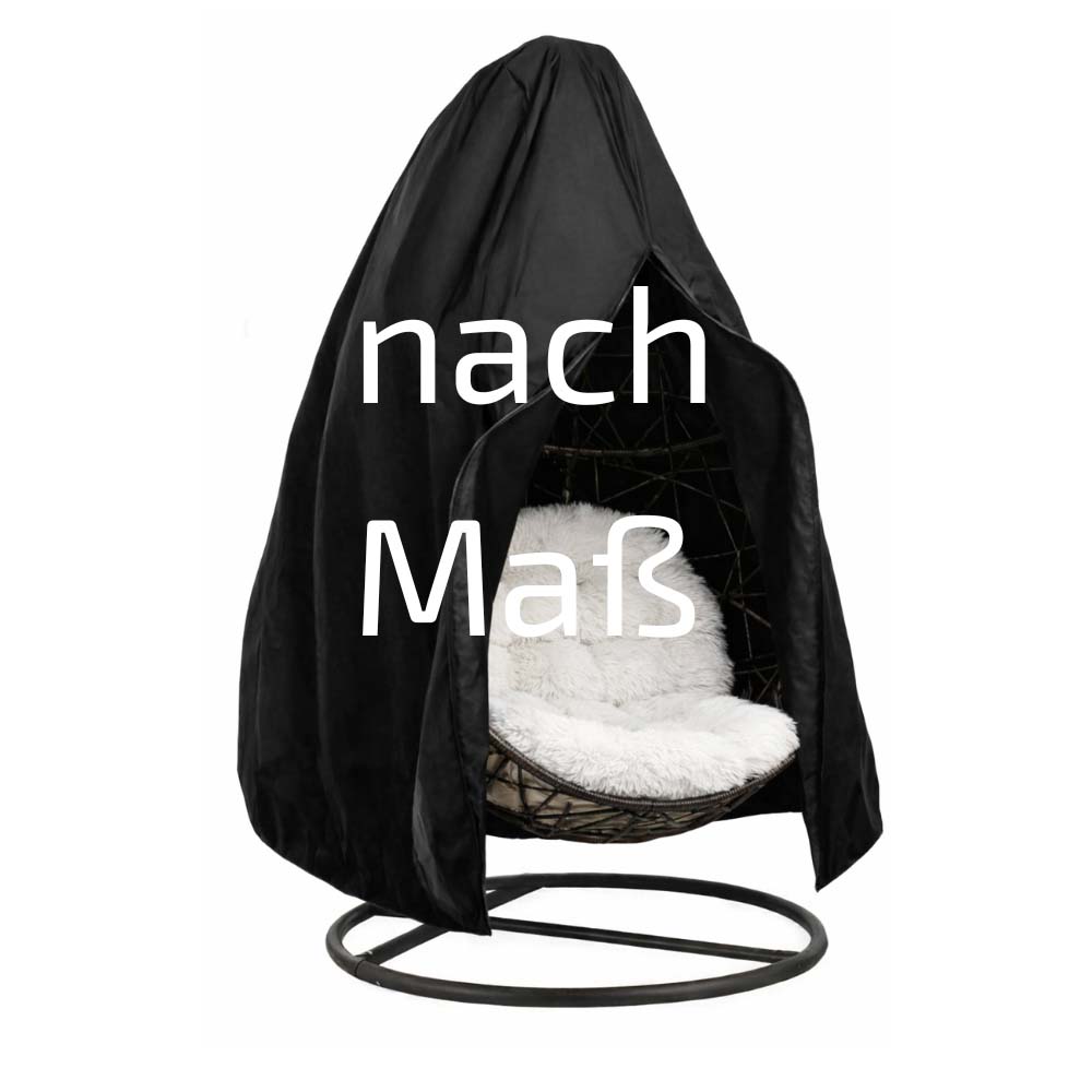 Maßgefertigte Hängesessel Abdeckung als perfekter Regenschutz für Garten und Terrasse